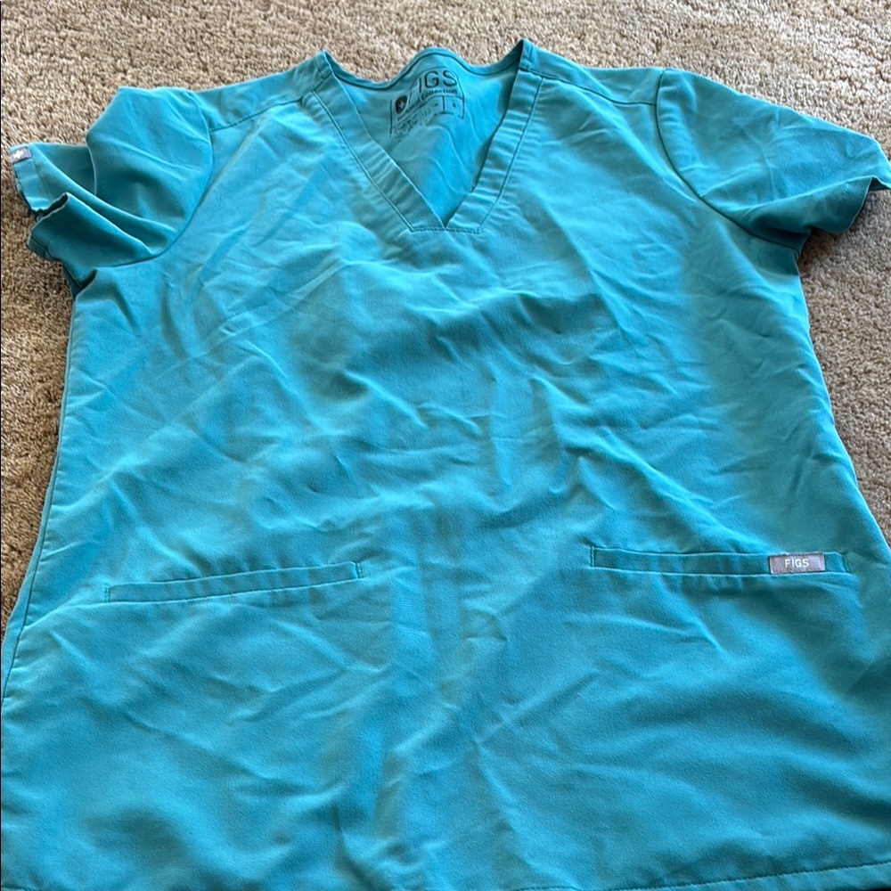 Figs Women's Top in Teal